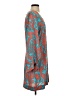 Escapada 100% Rayon Print Teal Casual Dress Size S - photo 4