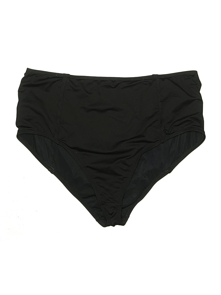 Pre-owned Jcrew Swimsuit Bottoms In Black