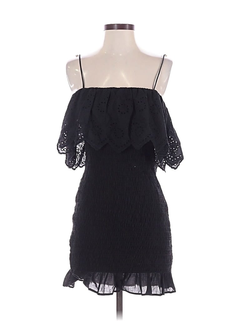 Pre-owned Zara Cocktail Dress In Black