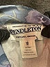 Pendleton 100% Silk Floral Blue Short Sleeve Silk Top Size 10 - photo 7