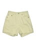 Zara Solid Yellow Khaki Shorts Size 4 - photo 1