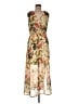 Alexia Admor Floral Tan Cocktail Dress Size 6 - photo 1