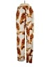 Aliétte 100% Polyester Print Ivory Casual Pants Size S - photo 1