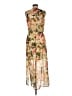 Alexia Admor Floral Tan Cocktail Dress Size 6 - photo 2