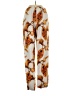 Aliétte 100% Polyester Print Ivory Casual Pants Size S - photo 2