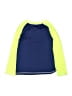 Quad Seven Blue Long Sleeve Top Size 10 - photo 2
