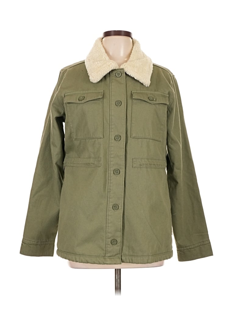 Pre-owned Hang Ten Coat In Green