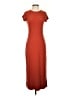 FP BEACH Solid Orange Casual Dress Size S - photo 1