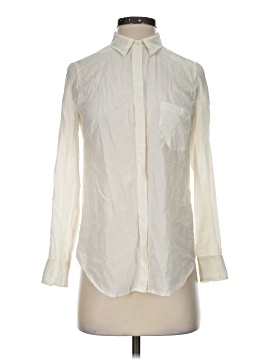 J.Crew 365 Long Sleeve Silk Top