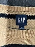 Gap 100% Cotton Stripes Tan Pullover Sweater Size M - photo 7