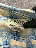 Orvis 100% Cotton Plaid Blue Long Sleeve Button-Down Shirt Size M - photo 7