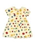 Unbranded Polka Dots Yellow Ivory Dress Size 4 (estimated) - photo 1