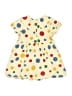 Unbranded Polka Dots Yellow Ivory Dress Size 4 (estimated) - photo 2