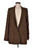 Mango Houndstooth Gold Blazer Size M - photo 1
