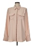 RIVIR 100% Polyester Color Block Tan Long Sleeve Blouse Size M - photo 1
