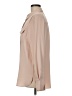 RIVIR 100% Polyester Color Block Tan Long Sleeve Blouse Size M - photo 5