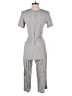 Dress Forum 100% Rayon Stripes Gray Jumpsuit Size S - photo 2
