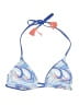 Unbranded Print Blue Swimsuit Top Size S (estimated) - photo 1