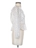 Papaya 100% Polyester White 3/4 Sleeve Blouse Size S - photo 4