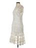 W by Worth 100% Polyester Ivory Cocktail Dress Size 4 - photo 5