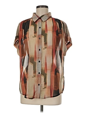 DKNY Short Sleeve Blouse (view 1)