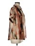 DKNY Stripes Brown Short Sleeve Blouse Size M - photo 4