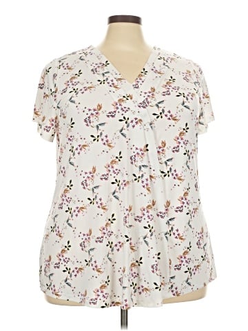 Lane Bryant Short Sleeve Polo (view 1)