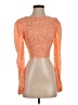 Missguided 100% Polyester Orange Long Sleeve T-Shirt Size 2 - photo 1