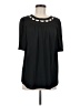 Ann Taylor 100% Polyester Black Short Sleeve Blouse Size M - photo 1