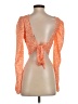 Missguided 100% Polyester Orange Long Sleeve T-Shirt Size 2 - photo 2