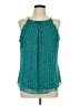 Fortune + Ivy 100% Polyester Teal Sleeveless Blouse Size L - photo 1