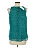 Fortune + Ivy 100% Polyester Teal Sleeveless Blouse Size L - photo 2