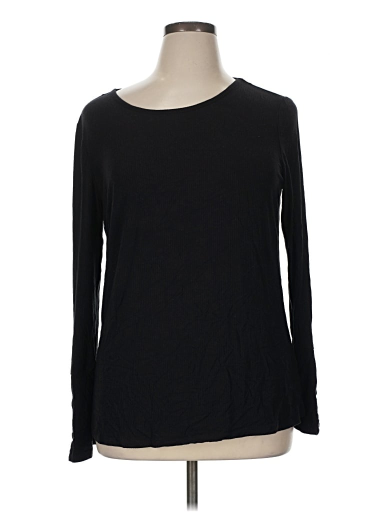 Pre-owned Michael Michael Kors Long Sleeve T-shirt In Black