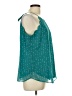Fortune + Ivy 100% Polyester Teal Sleeveless Blouse Size L - photo 4