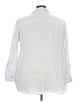 Sigrid Olsen 3/4 Sleeve Button-Down Shirt (view 2)