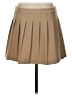 iets frans Solid Tan Casual Skirt Size XXS - photo 2