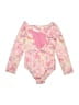 Cat & Jack Tie-dye Pink Rash Guard Size 4 - 5 - photo 2