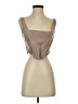Windsor Tan Sleeveless Blouse Size S - photo 1