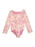 Cat & Jack Tie-dye Pink Rash Guard Size 4 - 5 - photo 1