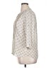 H&M 100% Polyester Polka Dots Ivory 3/4 Sleeve Blouse Size 14 - photo 5