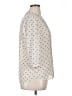 H&M 100% Polyester Polka Dots Ivory 3/4 Sleeve Blouse Size 14 - photo 4