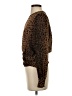 Good American 100% Polyester Animal Print Brown Long Sleeve Blouse Size Sm (1) - photo 5