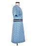Draper James Stripes Blue Casual Dress Size XS - photo 4
