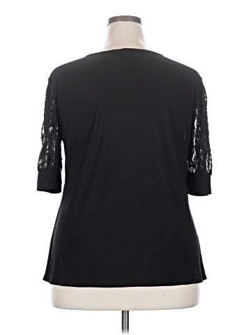 NY Collection 3/4 Sleeve Top (view 2)