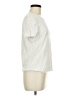 Marled Essentials Ivory Short Sleeve Top Size M - photo 4