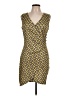 Unbranded Print Yellow Casual Dress Size L - photo 1