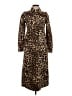 Aligne Animal Print Brown Casual Dress Size 2 - photo 1