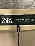Zara 100% Polyester Solid Tan Formal Skirt Size L - photo 4