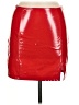 Assorted Brands Red Faux Leather Skirt Size M - photo 1