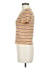 PS Basics by PacSun Stripes Gold Short Sleeve Turtleneck Size M - photo 5